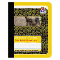 Pacon 2426 7 1/2 inch x 9 3/4 inch Yellow Elephant 1/2 inch Ruling 15# Composition Book