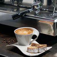 Villeroy & Boch 10-2484-1210 NewWave 13 oz. White Premium Porcelain Coffee Cup - 6/Case