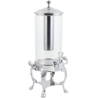 Bon Chef 47500CH Renaissance 2 Gallon Chrome Finish Beverage Dispenser with Stainless Steel Ice Chamber