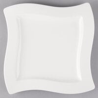 Villeroy & Boch 10-2525-2619 NewWave 10 5/8 inch Square White Premium Porcelain Plate - 4/Case