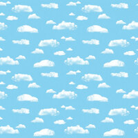 Pacon 56465 Fadeless Designs 48 inch x 50' Clouds 50# Paper Roll