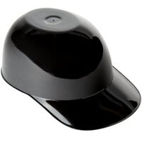 8 oz. Black Mini Baseball Helmet Ice Cream / Snack Bowl - 300/Case