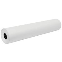 Pacon 101208 Decoral 36 inch x 1000' Frost White 40# Flame Retardant Art Paper Roll