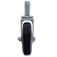 Regency 5 inch Polyurethane Stem Caster for Regency 18 inch and 24 inch Utility Cart Handles