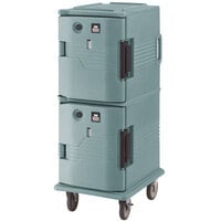 Cambro UPCH8002401 Ultra Camcart® Slate Blue Electric Hot Food Holding Cabinet in Fahrenheit - 220V