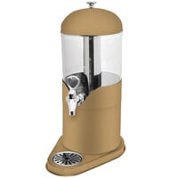 Eastern Tabletop 7582RZ 2 Gallon Bronze Coated Stainless Steel Juice Dispenser with Acrylic Container and Ice Core