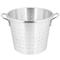 Town 38013 36 Qt. Tapered Aluminum Vegetable Colander with Handles