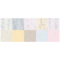 Pacon 101196 Array 8 1/2 inch x 11 inch Assorted Marble and Parchment Color Pack of 65# Card Stock - 250 Sheets