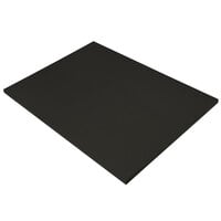 SunWorks 6317 18" x 24" Black Pack of 58# Construction Paper - 50 Sheets