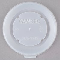 Cambro CLSM8B5190 Disposable Translucent Lid for Tumblers and Healthcare Bowls and Mugs - 1500/Case