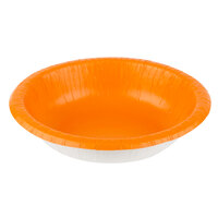 Creative Converting 173282 20 oz. Sunkissed Orange Paper Bowl - 200/Case