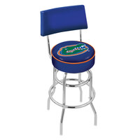 Holland Bar Stool L7C430FlorUn University of Florida Double Ring Swivel Stool with Padded Back and Seat