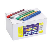 Chenille Kraft 338000 72 Count Assorted 12-Color Glitter Glue Pens