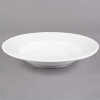World Tableware 1502-10310 Empire 22.5 oz. Alpine White Porcelain Pasta Bowl - 12/Case