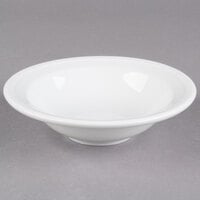 World Tableware 1502-20155 Empire 8 oz. Alpine White Porcelain Grapefruit Bowl - 36/Case
