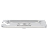 Choice 1/9 Size Stainless Steel Slotted Steam Table / Hotel Pan Cover