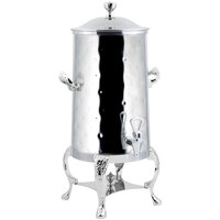 Bon Chef 47005-1C-H Renaissance 5 Gallon Insulated Hammered Stainless Steel Coffee Chafer Urn with Chrome Trim