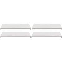 Cambro CPSK1836S4480 Camshelving® Premium 18" x 36" Shelf Kit with 4 Solid Shelves