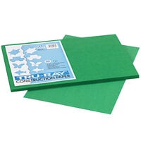 Pacon 102961 Tru-Ray 12 inch x 18 inch Holiday Green Pack of 76# Construction Paper - 50 Sheets