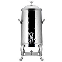 Bon Chef 49005-1C-H Roman 3 Gallon Insulated Hammered Stainless Steel Coffee Chafer Urn with Chrome Trim