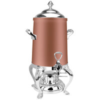 Eastern Tabletop 3203QACP Queen Anne 3 Gallon Copper Coated Stainless Steel Coffee Urn with Fuel Holder
