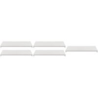 Cambro Camshelving® Premium 24" Wide Shelf Kit with 5 Solid Shelves
