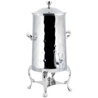 Bon Chef 47003-1C-H-E Renaissance 3 Gallon Insulated Hammered Stainless Steel Electric Coffee Chafer Urn with Chrome Trim