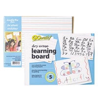 Pacon LB8511 11" x 8 1/4" Dry Erase Learning Board - 5/Pack