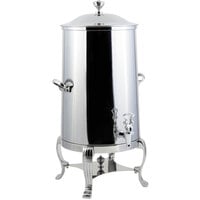 Bon Chef 40005CH-E Aurora 3 Gallon Insulated Stainless Steel Electric Coffee Chafer Urn with Chrome Trim
