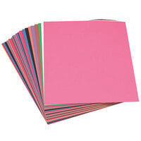 SunWorks 6507 12 inch x 18 inch Assorted Color Pack of 58# Construction Paper - 50 Sheets