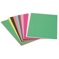 SunWorks 6507 12" x 18" Assorted Color Pack of 58# Construction Paper - 50 Sheets