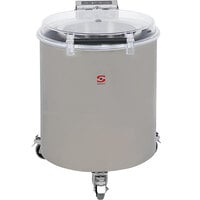 Sammic ES-100 10 Gallon Electric Stainless Steel Salad Dryer - 3/4 HP
