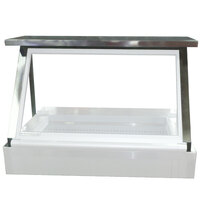 Beverage-Air 00C23-096D Stainless Steel Single Overshelf with Side Guards - 30" x 14"