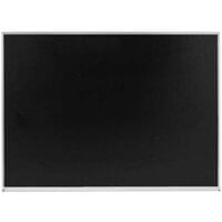 Aarco DC1824B 18 inch x 24 inch Black Satin Anodized Aluminum Frame Slate Composition Chalkboard