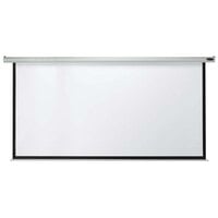 Aarco APS-84 84 inch x 84 inch Matte White Manual Wall Mounted Projection Screen