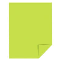 Astrobrights 21859 8 1/2 inch x 11 inch Vulcan Green Ream of 24# Color Paper - 500 Sheets