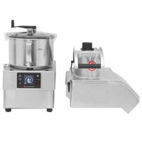 Sammic CK-35V Variable-Speed Combination Food Processor with 5.8 Qt. Stainless Steel Bowl & Continuous Feed - 3 hp