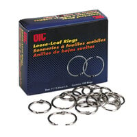 Officemate 99701 1 inch Loose Leaf Ring   - 100/Box
