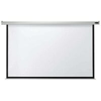 Aarco APS-70 70 inch x 70 inch Matte White Manual Wall Mounted Projection Screen