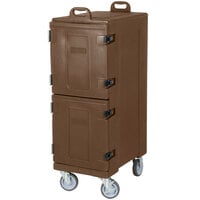 Carlisle Cateraide™ Front Loading Brown Insulated Food Pan Carrier - 10 Full-Size Pan Max Capacity