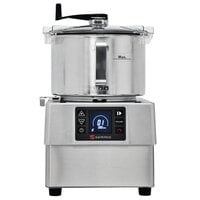 Sammic KE-5V Variable-Speed 5.5 Qt. Stainless Steel Batch Bowl Food Processor - 3 hp