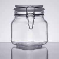 Libbey 17209925 25.25 oz. Garden Jar with Clamp Lid