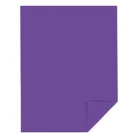 Astrobrights 21971 8 1/2 inch x 11 inch Gravity Grape Pack of 65# Smooth Color Paper Cardstock - 250 Sheets