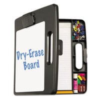 Officemate 83382 1/2 inch Capacity 8 1/2 inch x 11 inch Portable Dry Erase Clipboard Case