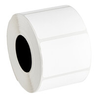 Cardinal Detecto 6600-3004 2 5/16" x 1 5/8" Blank White Thermal Label Roll, 700 Labels/Roll