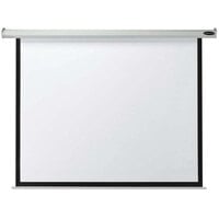 Aarco APS-50 50 inch x 50 inch Matte White Manual Wall Mounted Projection Screen