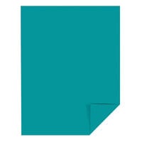 Astrobrights 21849 8 1/2 inch x 11 inch Terrestrial Teal Ream of 24# Color Paper - 500 Sheets
