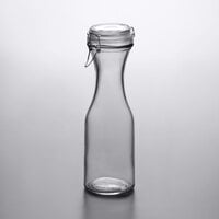 Acopa 33 oz. Glass Carafe with Resealable Lid - 12/Case