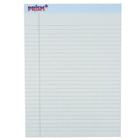 TOPS 63120 Prism+ 8 1/2 inch x 11 3/4 inch Wide Ruled Blue Perforated Legal Pad - 12/Pack
