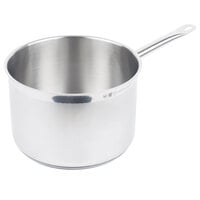 Vollrath 3806 Optio 6.75 Qt. Stainless Steel Sauce Pan with Aluminum-Clad Bottom and Cover